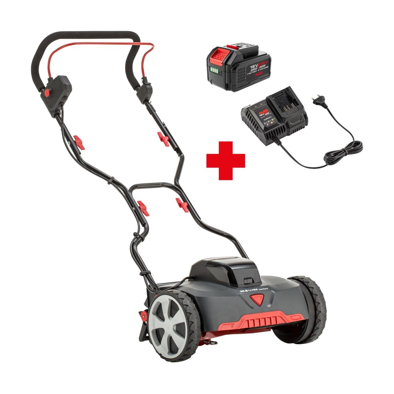 AL-KO Akku-Spindelmäher Razor Cut 38.6 Li HM Comfort Set – inkl. Akku und Ladegerät