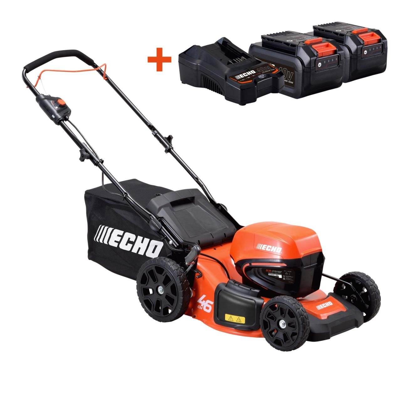 Echo Akku-Rasenmäher DLM-310-46 – inkl. 2x 4 Ah Akku & Ladegerät