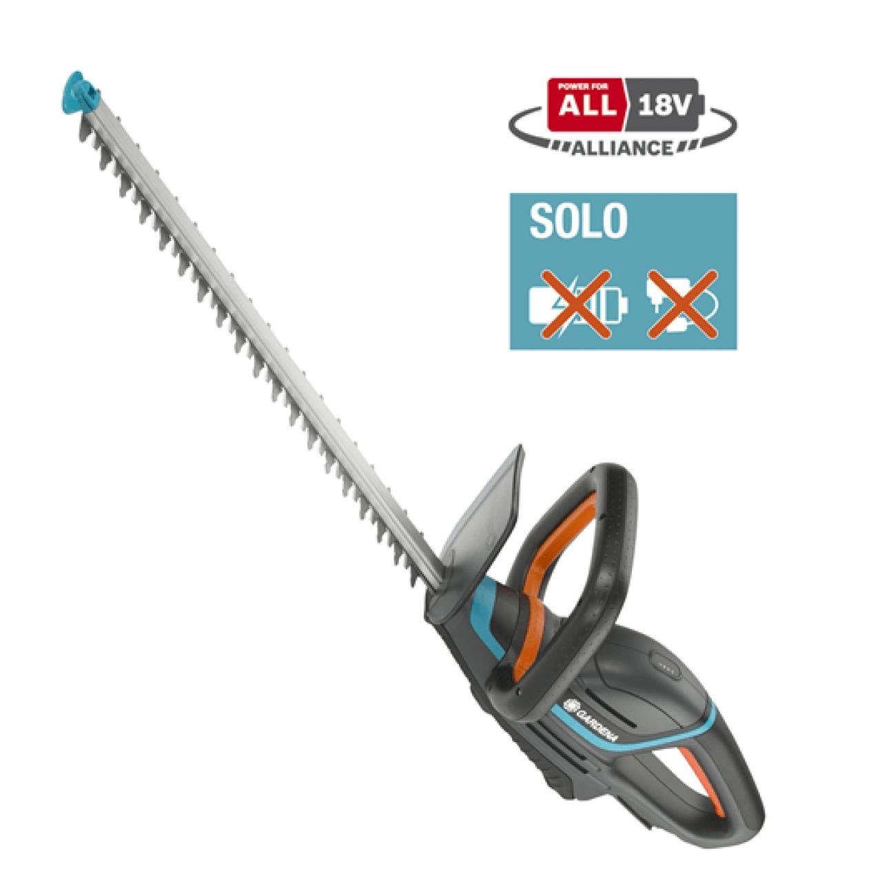 Gardena Akku-Heckenschere ComfortCut 50/18V-P4A – Grundgerät ohne Akku und Ladegerät