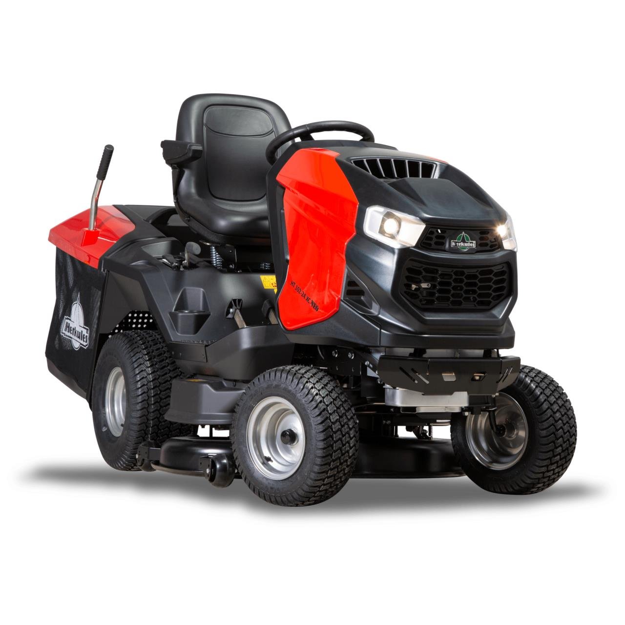 Herkules Heckauswerfer-Aufsitzmäher Rasentraktor HT 102-24XDC NEO – Combi-Mähdeck