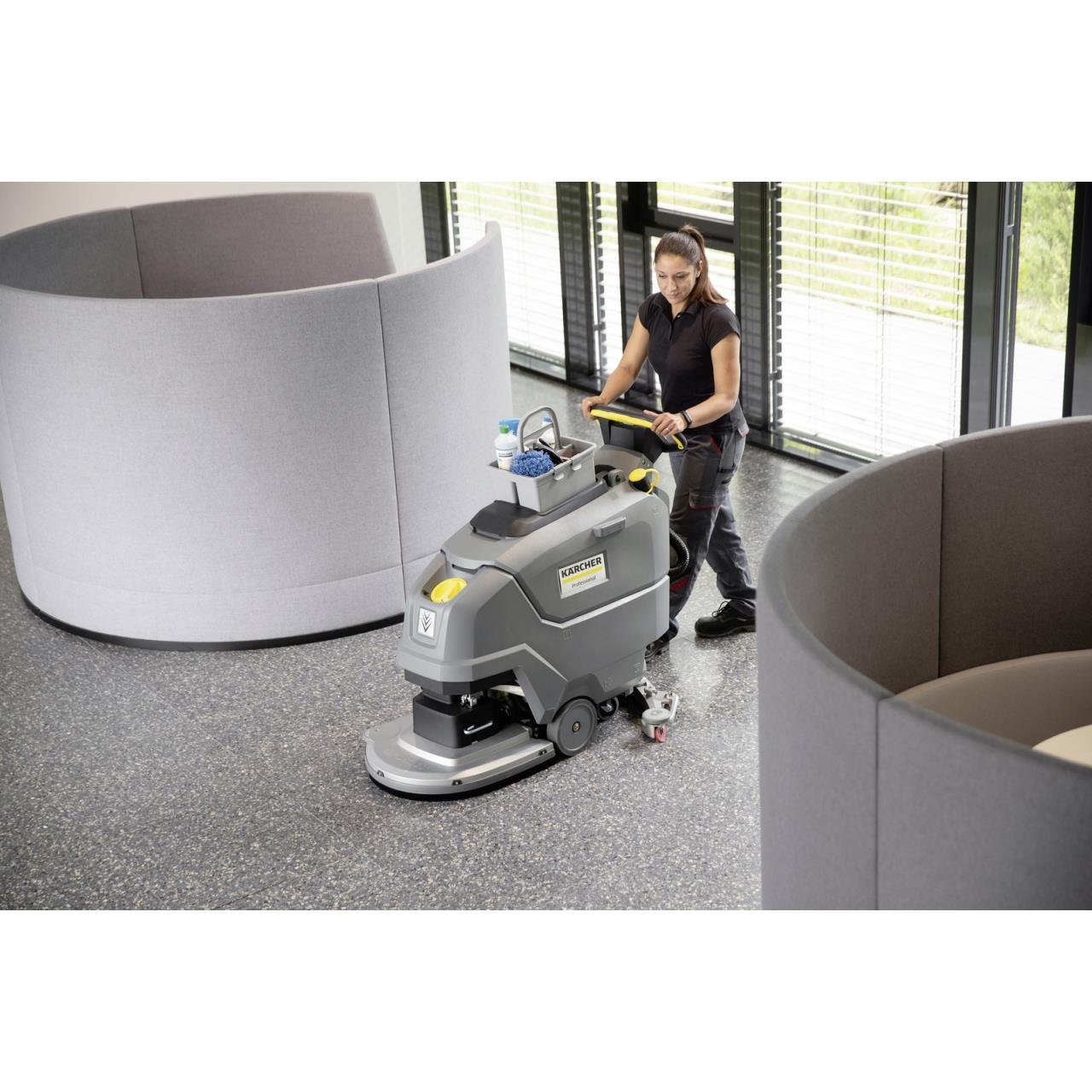 Kärcher Scheuersaugmaschine BD 50/55 W Classic Bp Pack 115Ah – inkl Akku und Ladegerät