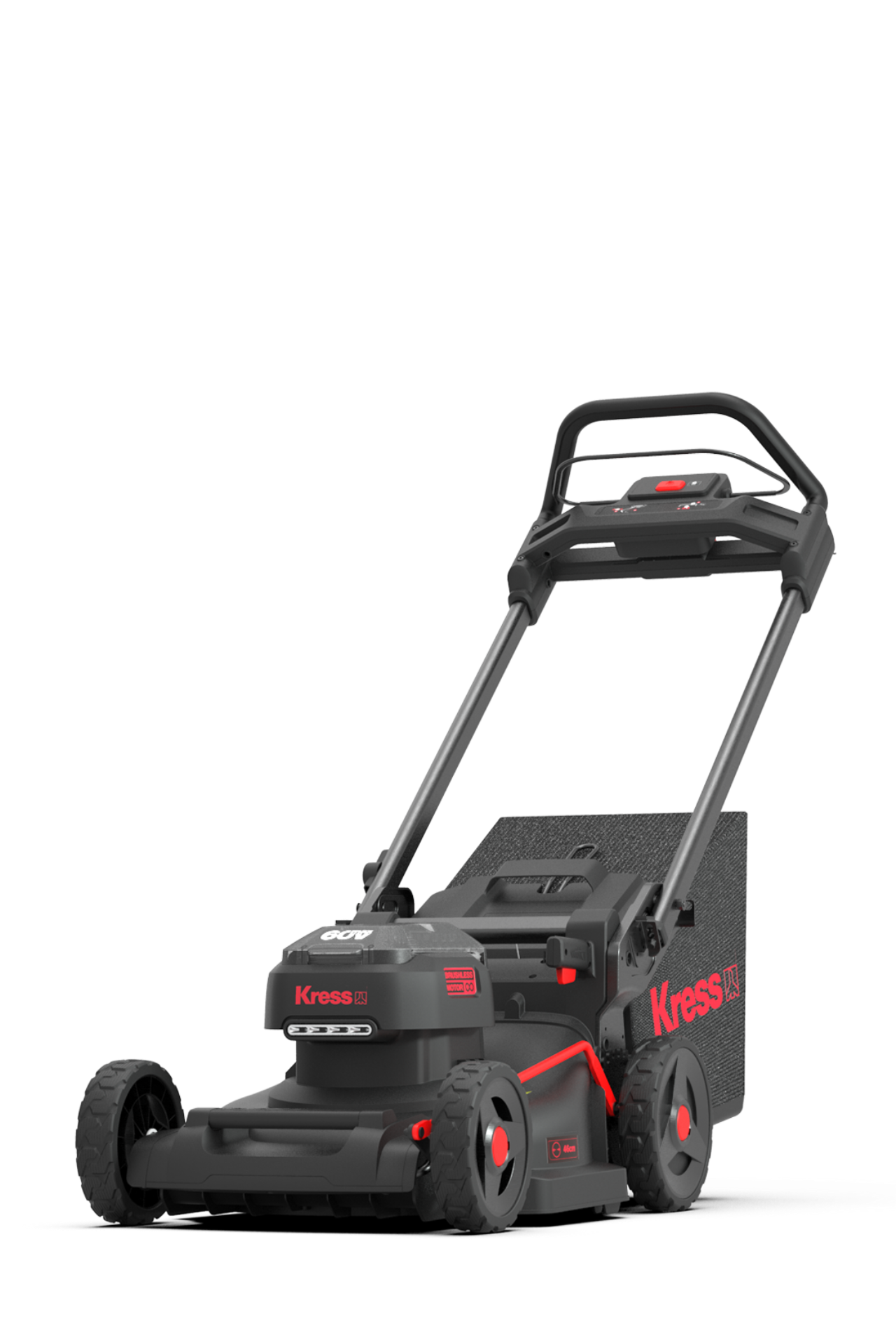 Kress Akku-Rasenmäher KG756E.9 – 46 cm – Grundgerät ohne Akku und Ladegerät