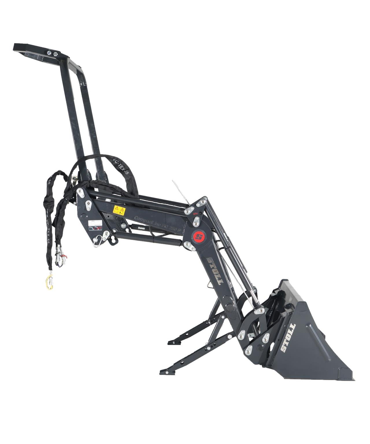Stoll Frontlader Stoll FC250P – inkl. Parallenführung und Schaufel 122cm SkidSteer-Schnellwechsler, Standard Steuergerät erf. f. XJ25
